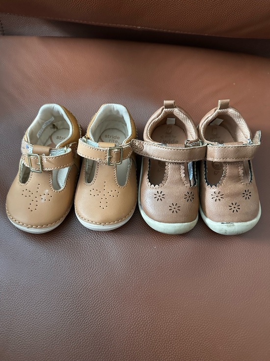 Stride Rite Other - [Stride Rite] Girls' Brown Tan Mary Jane Shoes Duo